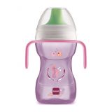 MAM Hrnek na učení Fun to drink cup 270 ml, 8m+ fialový MAM Hrnek na učení Fun to drink cup 270 ml, 8m+ fialový