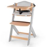 KINDERKRAFT Židlička jídelní Enock s polstrováním Grey wooden KINDERKRAFT Židlička jídelní Enock s polstrováním Grey wooden
