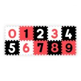 BABYONO Pěnové puzzle číslice 10 ks, 6 m+