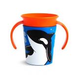 MUNCHKIN Hrneček juniorský WildLove 360° s oušky 177 ml - kosatka MUNCHKIN Hrneček juniorský WildLove 360° s oušky 177 ml - kosatka