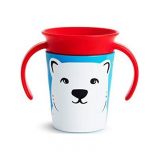 MUNCHKIN Hrneček juniorský WildLove 360° s oušky 177 ml - polární medvěd MUNCHKIN Hrneček juniorský WildLove 360° s oušky 177 ml - polární medvěd