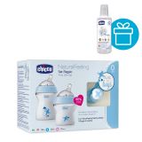 CHICCO Set dárkový Natural Feeling+Air dudlík/kluk + CHICCO Roztok dezinf. víceúčelový 1l CHICCO Set dárkový Natural Feeling+Air dudlík/kluk + CHICCO Roztok dezinf. víceúčelový 1l