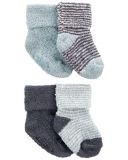CARTER'S Ponožky Stripes Blue chlapec LBB 4ks 3-12m