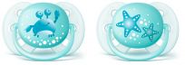 Philips AVENT Šidítko Ultrasoft Obrázek 0-6m tyrkysové, 2 ks Philips AVENT Šidítko Ultrasoft Obrázek 0-6m tyrkysové, 2 ks