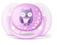 Philips AVENT Šidítko Ultrasoft Obrázek 0-6m fialové, 1 ks Philips AVENT Šidítko Ultrasoft Obrázek 0-6m fialové, 1 ks