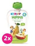 2x HiPP BIO Hippies Hruška-Jablko od uk. 4.-6. měsíce, 100 g
