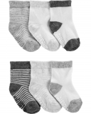 CARTER'S Ponožky Grey chlapec 6ks 3-12m