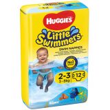 HUGGIES Little Swimmers veľ. 2-3 (3-8 kg), 12 ks - jednorázové plienky do vody