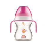 MAM Hrnek na učení Learn to drink cup 190 ml, 6m+ růžový MAM Hrnek na učení Learn to drink cup 190 ml, 6m+ růžový