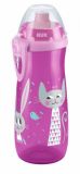 NUK First Choice Láhev Sports Cup, PP, 450 ml, silikon push-pull pítko (36+ m) - růžová NUK First Choice Láhev Sports Cup, PP, 450 ml, silikon push-pull pítko (36+ m) - růžová