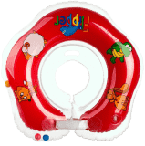 TEDDIES Kółko do pływania dla niemowląt Flipper czerwone TEDDIES Kółko do pływania dla niemowląt Flipper czerwone
