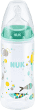 NUK First Choice+ Láhev PP 300ml, silikon, velikost 1, M – zelená NUK First Choice+ Láhev PP 300ml, silikon, velikost 1, M – zelená