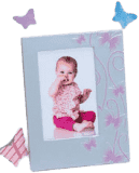 KARPEX Fotorámeček dětský 10x15cm Motýlci – růžový KARPEX Fotorámeček dětský 10x15cm Motýlci – růžový
