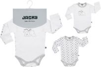 JACKY Tencel Body dlouhý rukáv, set 2 ks, vel. 74 - bílá, Unisex JACKY Tencel Body dlouhý rukáv, set 2 ks, vel. 74 - bílá, Unisex