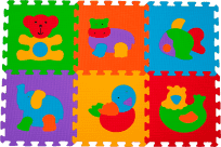 BABYONO Puzzle piankowe zwierzątka 6 szt. BABYONO Puzzle piankowe zwierzątka 6 szt.