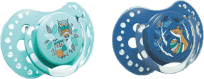 LOVI Cumlík silikónový symetrický dynamický Folky (6-18m) 2 ks – modrý LOVI Cumlík silikónový symetrický dynamický Folky (6-18m) 2 ks – modrý