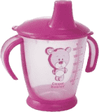 CANPOL BABIES Nevylévací hrníček Teddy Friend- růžový 180 ml CANPOL BABIES Nevylévací hrníček Teddy Friend- růžový 180 ml