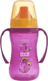 LOVI Hrníček nevylévací Folky 250 ml (12m+) - růžový LOVI Hrníček nevylévací Folky 250 ml (12m+) - růžový