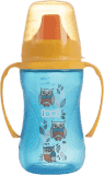 LOVI Hrníček nevylévací Folky 250 ml (12m+) - modrý LOVI Hrníček nevylévací Folky 250 ml (12m+) - modrý