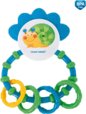 CANPOL BABIES Chrastítko s kousátkem Happy Garden – modrá CANPOL BABIES Chrastítko s kousátkem Happy Garden – modrá