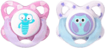 TOMMEE TIPPEE Šidítko latex ortodontické 2 ks 6-12m Basic-holka TOMMEE TIPPEE Šidítko latex ortodontické 2 ks 6-12m Basic-holka
