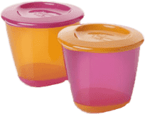 TOMMEE TIPPEE Nádobky na jídlo s měkkým dnem Explora 2 ks-holka TOMMEE TIPPEE Nádobky na jídlo s měkkým dnem Explora 2 ks-holka
