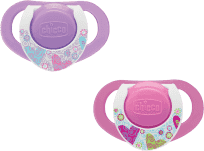 CHICCO Dudlík silikonový Physio 12m+, 2 ks, růžový CHICCO Dudlík silikonový Physio 12m+, 2 ks, růžový