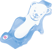 OK BABY Lehátko do vaničky Buddy - modré OK BABY Lehátko do vaničky Buddy - modré