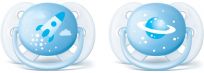 AVENT Šidítko Ultrasoft Deco 0-6m, 2 ks, chlapec AVENT Šidítko Ultrasoft Deco 0-6m, 2 ks, chlapec