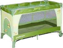 PATRON Łóżeczko podróżne Skippy Plus 2017 – owl green PATRON Łóżeczko podróżne Skippy Plus 2017 – owl green