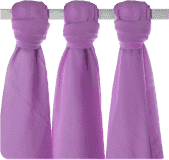 KIKKO Bambusové pleny Colours 70x70 (3 ks) – lilac KIKKO Bambusové pleny Colours 70x70 (3 ks) – lilac