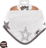 KIKKO Bambusový slintáček/šátek Stars (1 ks) – silver KIKKO Bambusový slintáček/šátek Stars (1 ks) – silver
