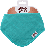 KIKKO Bambusový slintáčik/šatka Colours (1 ks) – turquoise KIKKO Bambusový slintáčik/šatka Colours (1 ks) – turquoise