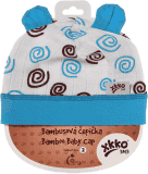 KIKKO Bambusová dětská čepička Spirals vel. 3 – cyan KIKKO Bambusová dětská čepička Spirals vel. 3 – cyan