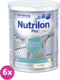6x NUTRILON 1 AR speciální počáteční mléko 800 g, 0+