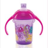 MUNCHKIN Click Lock netekoucí obrázkový hrneček s oušky (237 ml), fialová MUNCHKIN Click Lock netekoucí obrázkový hrneček s oušky (237 ml), fialová