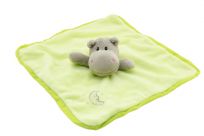 TEDDIES Chrastítko usínáček plyš zvířátko 27x27cm, zelená TEDDIES Chrastítko usínáček plyš zvířátko 27x27cm, zelená