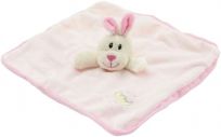 TEDDIES Chrastítko usínáček plyš zvířátko 27x27cm, růžová TEDDIES Chrastítko usínáček plyš zvířátko 27x27cm, růžová