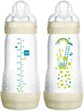 MAM Dojčenská fľaša Anti-Colic 320 ml, 4+ mesiace – ružová MAM Dojčenská fľaša Anti-Colic 320 ml, 4+ mesiace – ružová