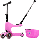 MICRO Mini2go Deluxe Plus odrážedlo/koloběžka - růžová (pink) MICRO Mini2go Deluxe Plus odrážedlo/koloběžka - růžová (pink)
