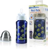 PACIFIC BABY Hot-Tot Termoska 200 ml modrá-špirálky PACIFIC BABY Hot-Tot Termoska 200 ml modrá-špirálky