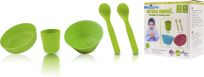 PACIFIC BABY Bambusové nádobí - velká sada zelená