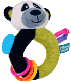 FIESTA CRAFTS Chrastítko s kousátkem - Panda FIESTA CRAFTS Chrastítko s kousátkem - Panda