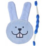 MAM Oral Care Set - zubný set 0+ (žinka+kefka) modrý - náhodný motív MAM Oral Care Set - zubný set 0+ (žinka+kefka) modrý - náhodný motív
