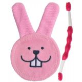 MAM Oral Care Set - zubný set 0+ (žinka+kefka) ružový - náhodný motív MAM Oral Care Set - zubný set 0+ (žinka+kefka) ružový - náhodný motív