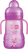 MAM Fľaša TRAINER 220 ml, 4+ mesiacov - ružová - náhodný motív MAM Fľaša TRAINER 220 ml, 4+ mesiacov - ružová - náhodný motív