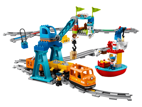Lego Duplo 10875 Pociąg Towarowy Feedopl