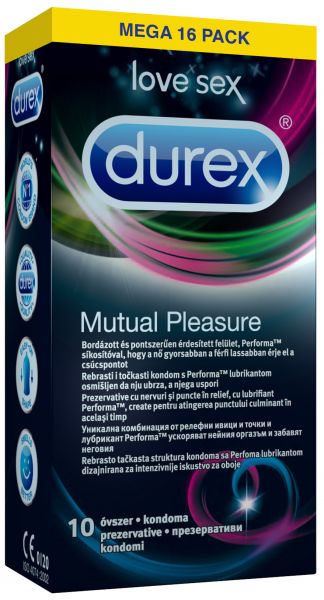 DUREX Mutual Pleasure 16 ks - kondomy pro oddálení ejakulace