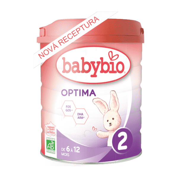 Obrázek BABYBIO Optima 2 kojenecká výživa v prášku 900 g